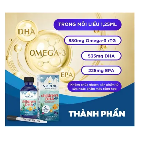DHA Xtra Nordic Naturals Children's 60ml (1Y+) 818321