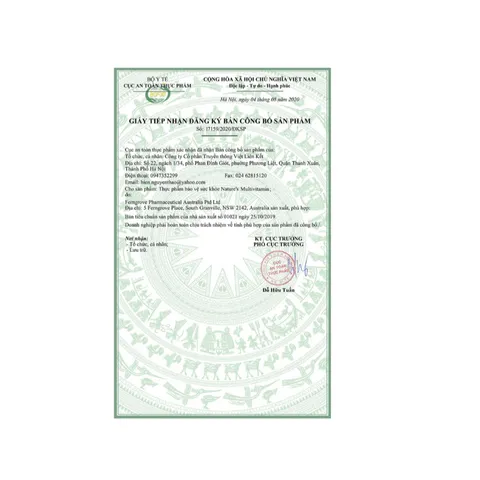 Vitamin Tổng Hợp Úc Nature Way Complete Daily Multivitamin chính hãng