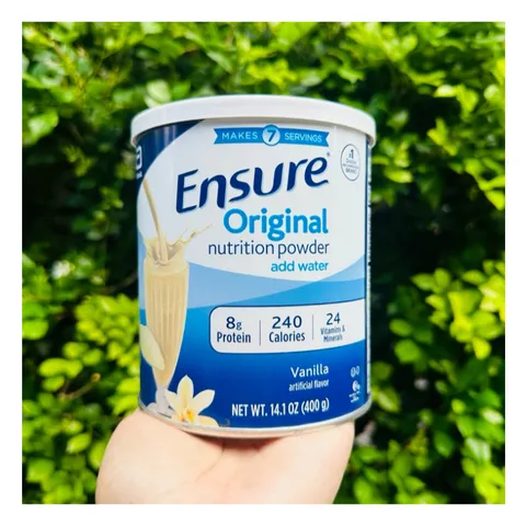 Sữa bột Ensure Mỹ Original Nutriton Powder hương Vani 400g