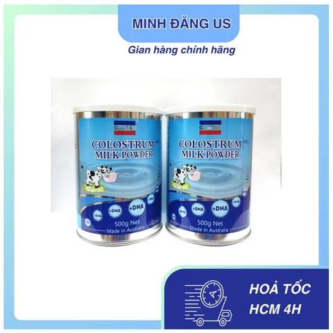 Sữa Bột Sữa Bò Non Costar Colostrum Powder Milk Nguyên Chất Chứa DHA Hộp 500g ÚC chính hãng mẫu mới