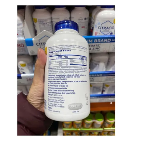iên uống bổ sung Canxi, D3 Citracal Calcium + D3 280 viên của Mỹ.