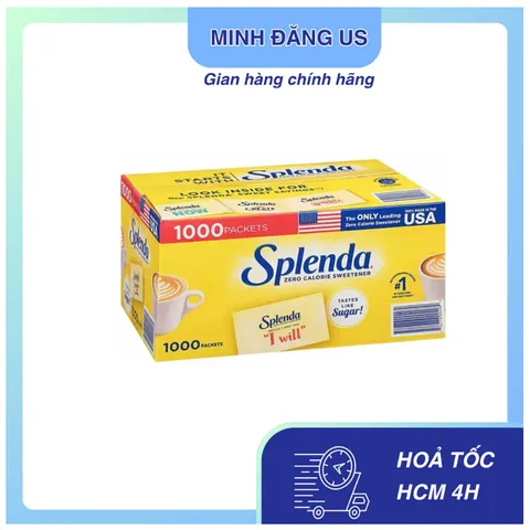 ĐƯỜNG ĂN KIÊNG SPLENDA ZERO CALORIE SWEETENER 100 PACKETS