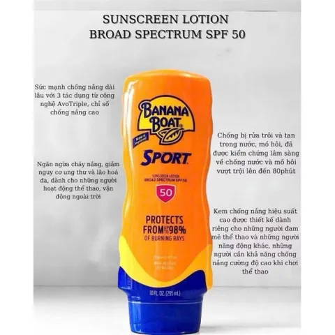 KEM CHỐNG NẮNG BANANA BOAT ULTRA SPORT SPF 50+