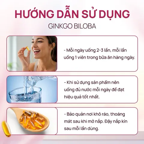 [CHÍNH HÃNG] Viên uống bổ não HealthyCare Ginkgo Biloba 100 viên hoạt huyết dưỡng não hỗ trợ trí nhớ