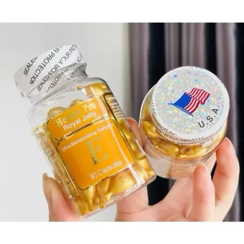 Viên Dưỡng Da Vitamin E Health Pro Royal Jelly Mỹ 90 Viên Chiết Xuất Từ Sữa Ong Chúa Và Vitamin E