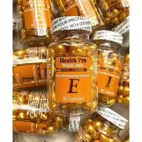 Viên Dưỡng Da Vitamin E Health Pro Royal Jelly Mỹ 90 Viên Chiết Xuất Từ Sữa Ong Chúa Và Vitamin E