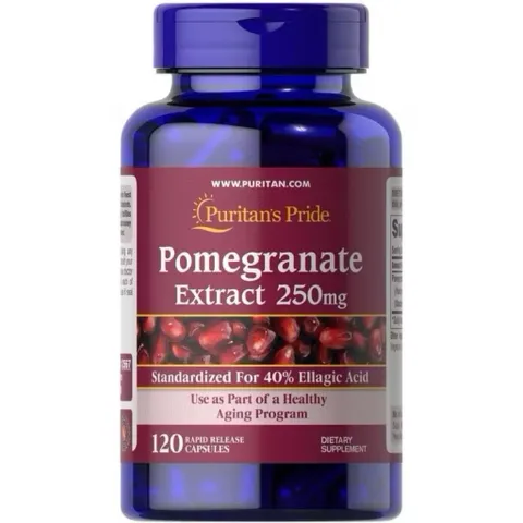 Viên uống chống nắng nội sinh, mờ nám, trắng da lựu Pomegranate Extract Puritan's pride 818352