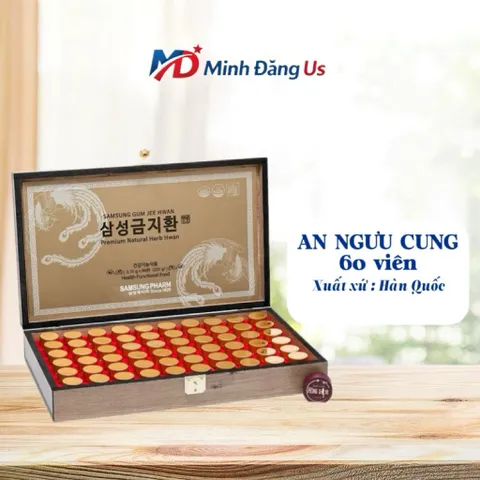 Viên Uống An Cung Ngưu Hoàn Tăng Cường Sức Khỏe Hàn Quốc Samsung Gum Jee Hwan Hộp 60 Viên