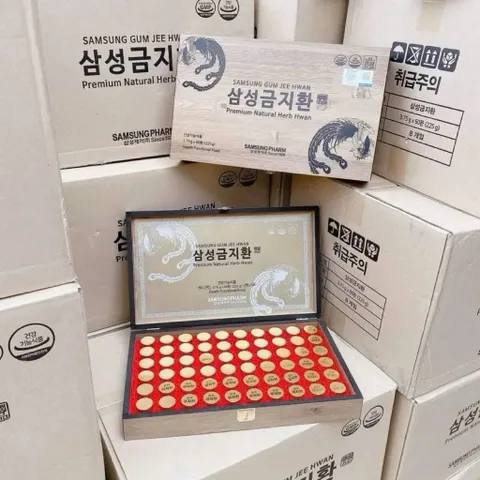 Viên Uống An Cung Ngưu Hoàn Tăng Cường Sức Khỏe Hàn Quốc Samsung Gum Jee Hwan Hộp 60 Viên