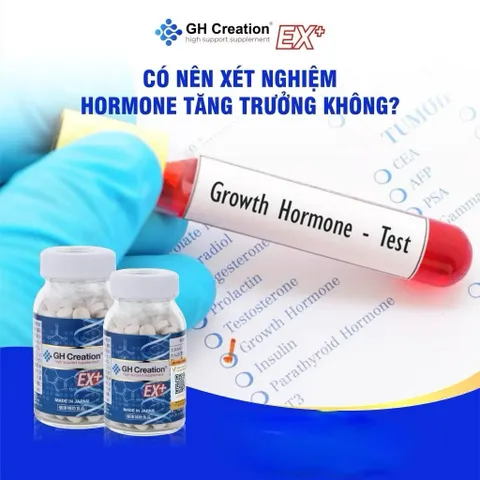 Viên uống tăng chiều cao độ tuổi từ 4 - 30 tuổi GH Creation Ex+  giúp hỗ trợ phát triển chiều cao tự nhiên