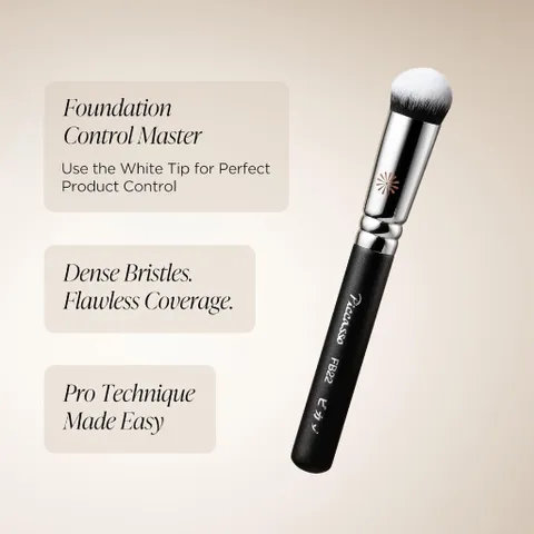 Cọ Tán Kem Nền Đầu Tròn Vát Cao Cấp Piccasso FB22 Base Master Foundation