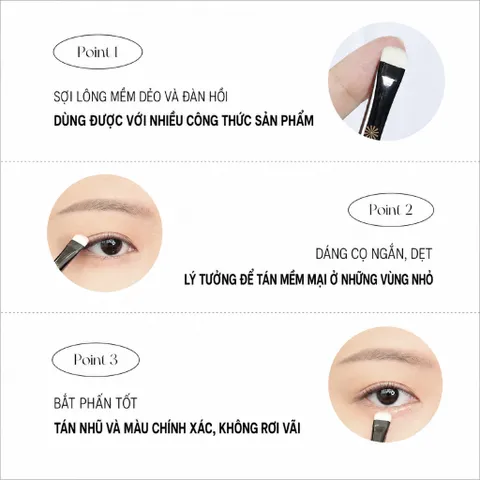 BỘ CỌ TRANG ĐIỂM MẮT PICCASSO CHUYÊN NGHIỆP EYESHADOW (7 CÂY)