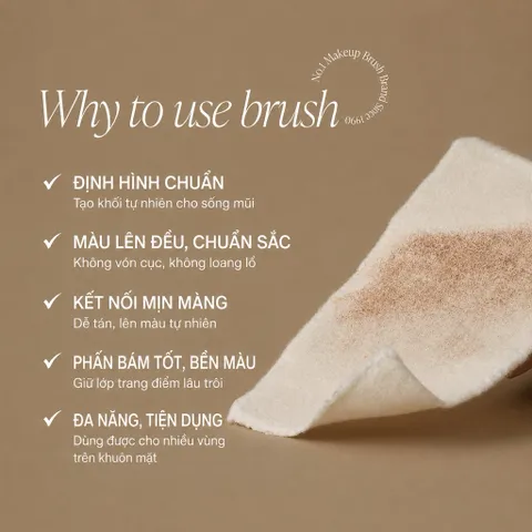 Piccasso 222 Nose Shading Brush – Cọ Contour Mũi Chuyên Nghiệp