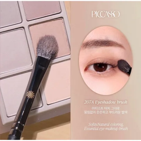 Bộ đôi cọ mắt Piccasso Premium 224, 207A Eyeshadow