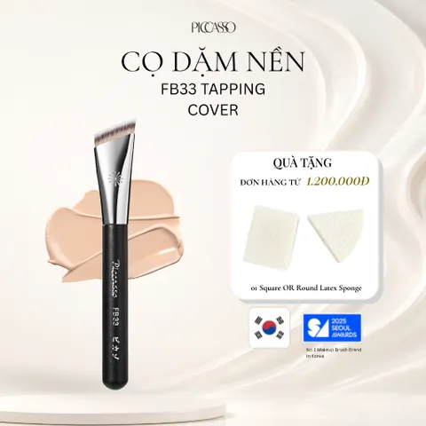 Cọ tán nền Piccasso FB33 Tapping Cover Hiệu ứng Filter Che Phủ Lỗ Chân Lông Chuyên Dụng