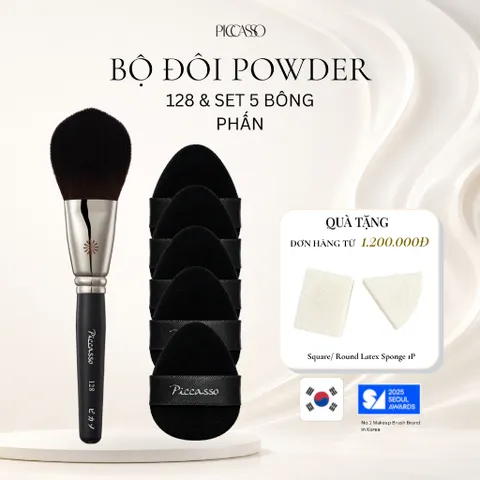 BỘ ĐÔI PHỦ PHẤN HOÀN HẢO PICCASSO 128 & SOFT POWDER PUFF – BÍ QUYẾT CHO LỚP NỀN MỊN LÌ & KHÓA NỀN TRONG TRẺO CẢ NGÀY