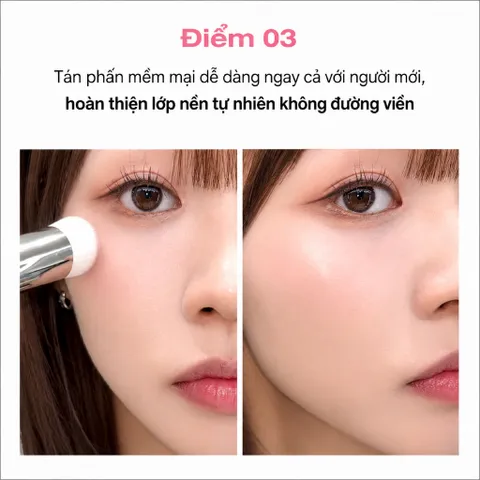 Cọ Piccasso 333 Cream Cheek Brush - Má hồng dạng kem chuyên dụng