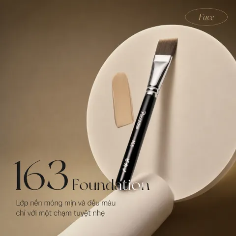 Cọ Nền Piccasso 163 Foundation Brush - Lớp nền mỏng nhẹ, glow
