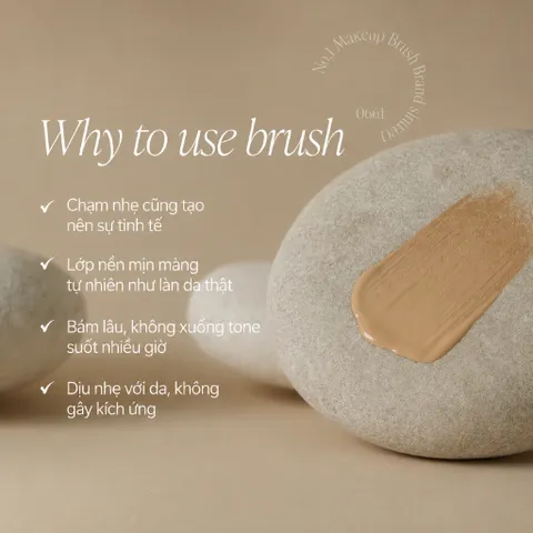 Cọ Nền Piccasso 163 Foundation Brush - Lớp nền mỏng nhẹ, glow