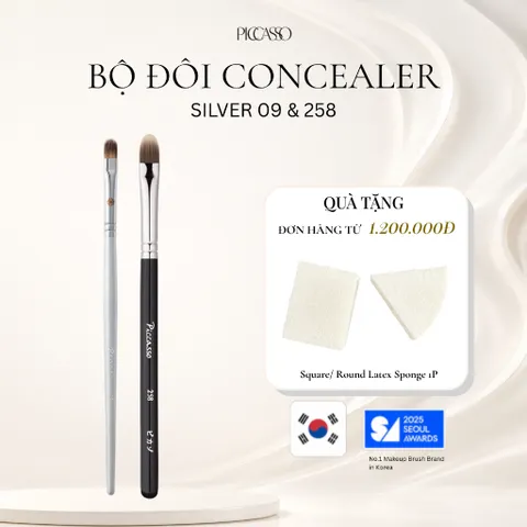 BỘ ĐÔI CỌ CHE KHUYẾT ĐIỂM PICCASSO 258 & PROOF SILVER 09