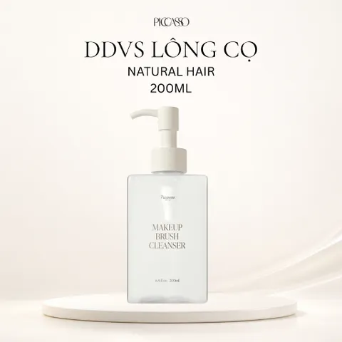 Dung Dịch Vệ Sinh Cọ Trang Điểm Cao Cấp Piccasso Cleanser 200ml Cho Lông Tự Nhiên