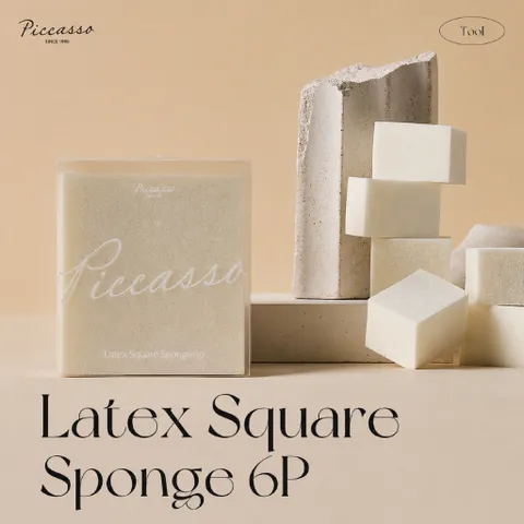 Mút Tán Nền Vuông Cao Cấp Piccasso Latex Sponge