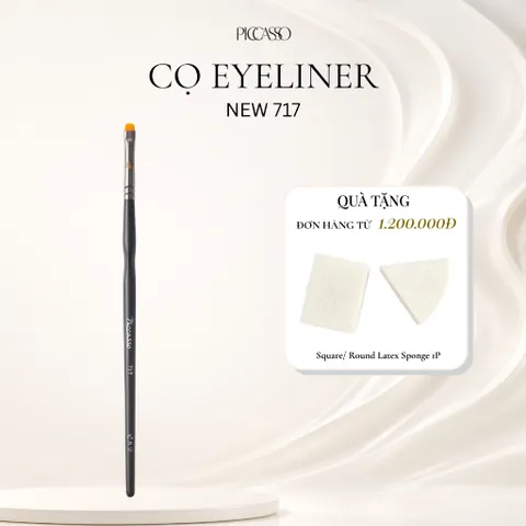 Cọ eyeliner Piccasso NEW 717 Eyeliner Brush – Bản mới, kẻ mắt chuyên nghiệp