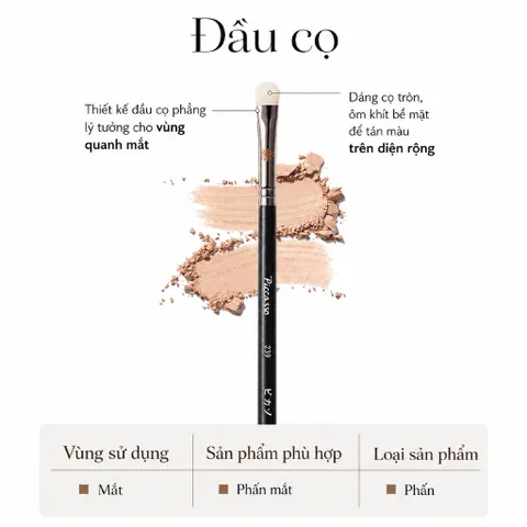 BỘ CỌ BASE & BLEND PICCASSO (4 CÂY & CLEANSING PAD)