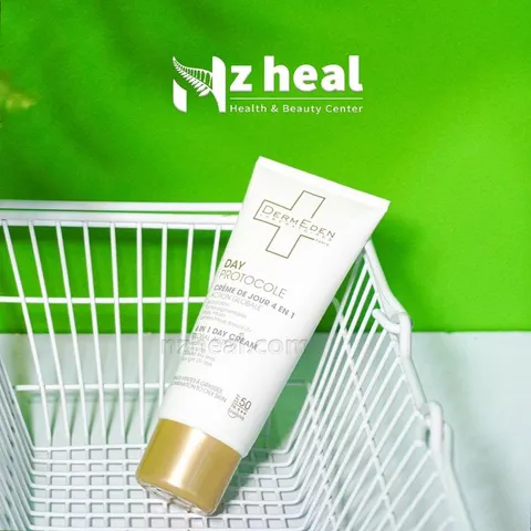 Kem chống nắng dưỡng da 4 in 1 DermEden Day Cream Global Action Combination Skin SPF 50/ PA+++ (50ml)
