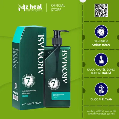 Dầu gội ngăn rụng và hỗ trợ mọc tóc Aromase Hair Volumizing Shampoo 90ml/ 400ml