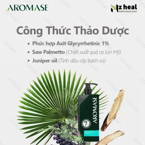Dầu gội ngăn rụng và hỗ trợ mọc tóc Aromase Hair Volumizing Shampoo 90ml/ 400ml