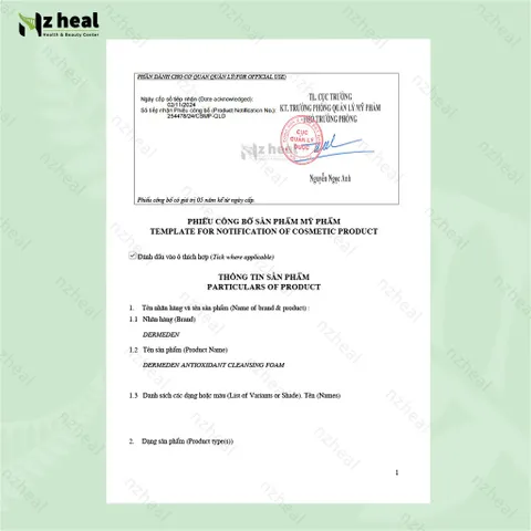 [Hỏa tốc] Sữa rửa mặt ngăn lão hoá dạng bọt DermEden AntiOxydante Cleansing Foam (150ml)