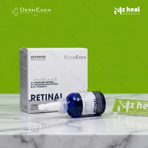 [Hỏa tốc] Tinh chất trẻ hóa da, giảm nếp nhăn Retinal DermEden Night Retinoids Concentrate 6% (30ml)
