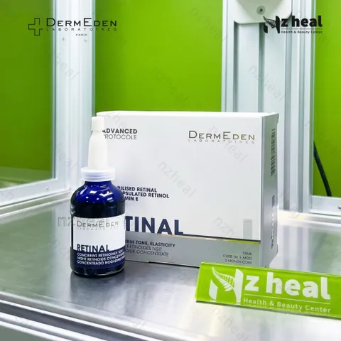 [Hỏa tốc] Tinh chất trẻ hóa da, giảm nếp nhăn Retinal DermEden Night Retinoids Concentrate 6% (30ml)