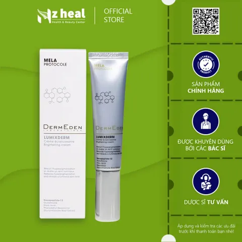 [Hỏa tốc] Kem dưỡng sáng da, mờ thâm nám DermEden Lumixderm Brightening Cream (40ml)