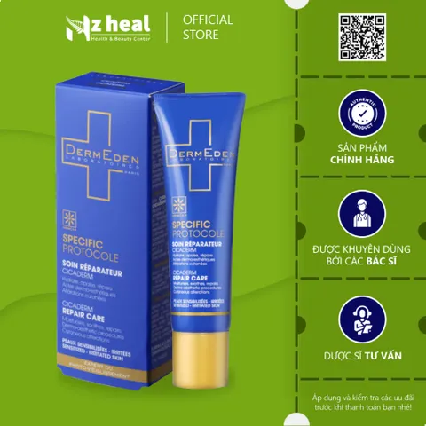 [Hỏa tốc] Kem phục hồi da DermEden Specific Protocole Cicaderm Repair Care (30ml)