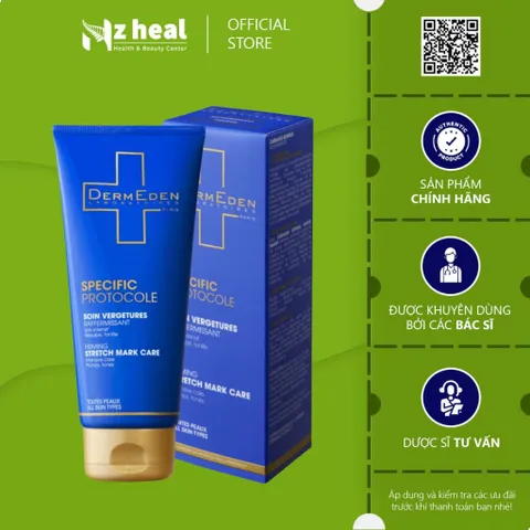 Kem giảm rạn da DermEden Specific Protocole Firming Stretch Mark Care (200ml)