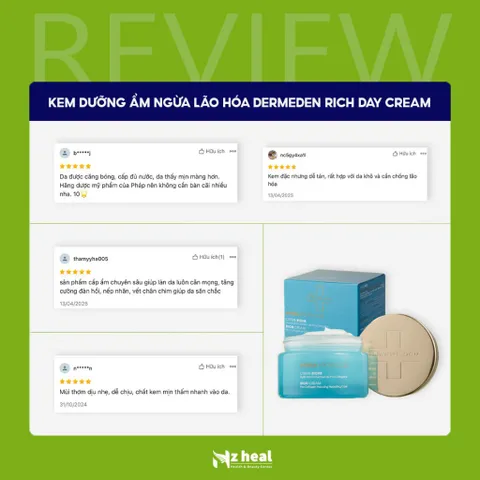 [Hỏa tốc] Kem dưỡng ẩm, chống lão hoá chuyên sâu DermEden Rich Cream (50ml)