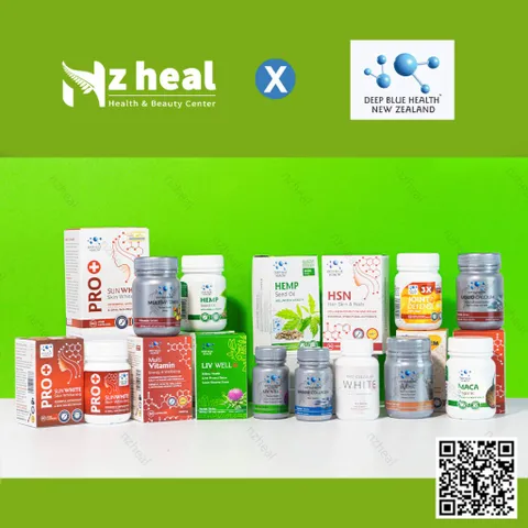 [Hỏa tốc] Bộ 2 viên uống chống nắng trắng da Deep Blue Health Pro Sun White New Zealand (60 viên)