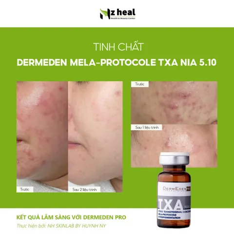 Tinh chất DermEden Mela-Protocole Hyperpigmentation TXA NIA 5.10 (5x5ml)