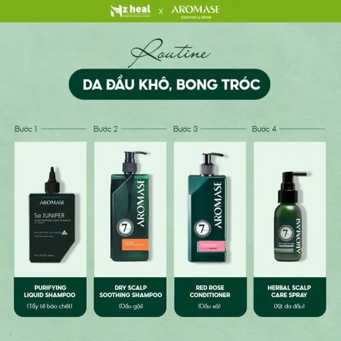 [Hỏa tốc] Dầu gội giảm gàu, giảm ngứa Aromase Dry Scalp Soothing Shampoo (90ml/ 400ml)
