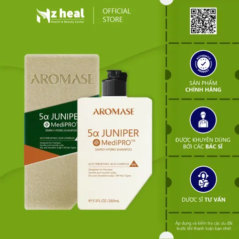 [Hỏa tốc] Dầu gội giảm viêm ngứa  Aromase MediPRO Simply Hydro Shampoo (80ml)