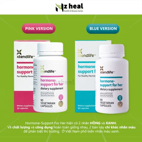 [Hỏa tốc] Viên Uống Tăng Nội Tiết Tố Nữ Hormone Support For Her Xtend-Life (90 Viên)