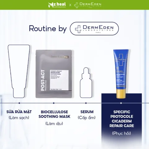 Kem dưỡng phục hồi da DermEden Specific Protocole Cicaderm Repair Care (30ml) - Nzheal
