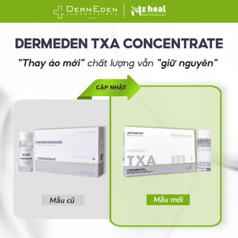 Tinh chất giảm nám, giảm tàn nhang DermEden TXA Concentrate Anti-Taches Dark Spots - Nzheal