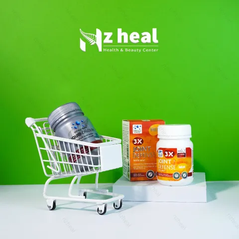 [Hỏa tốc] Bộ đôi bổ xương khớp: viên Canxi Deep Blue Health Calcium và giảm đau khớp 3x Joint Defense with NEM - NZHEAL