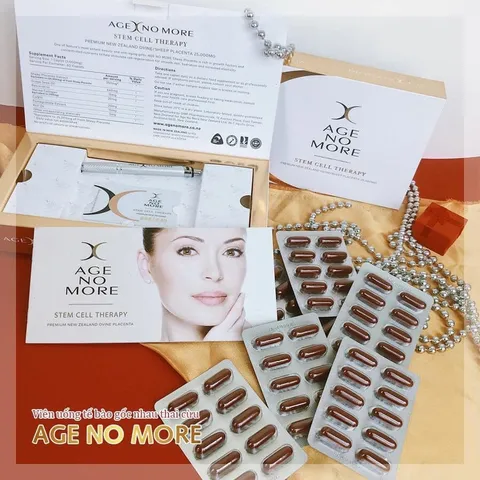 [VỈ] Viên Uống Tế Bào Gốc Nhau Thai Cừu Age No More Sheep Placenta