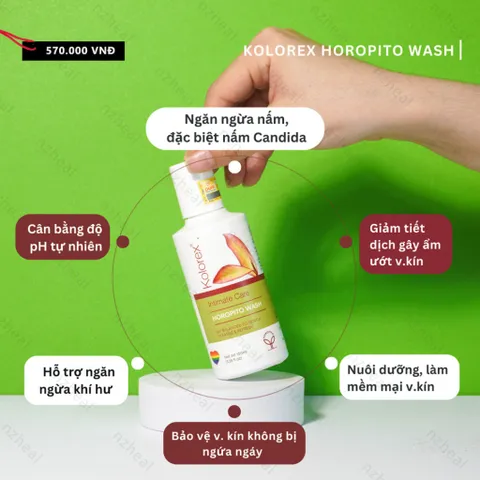 [Hỏa tốc] Dung Dịch Vệ Sinh Kolorex Horopito Wash 100ml