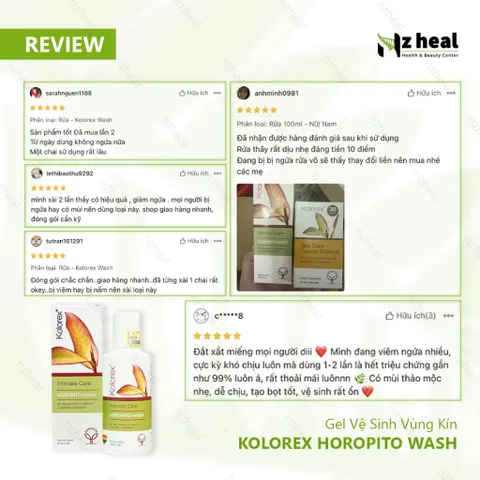 [Hỏa tốc] Dung Dịch Vệ Sinh Kolorex Horopito Wash 100ml