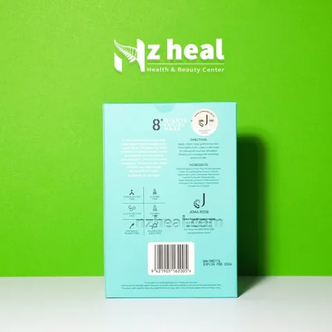 Mặt nạ dưỡng ẩm bổ sung nước 8 phút Jema Rose 8+ Minute Replenishing Hydration Mask 7x25ml - Nzheal